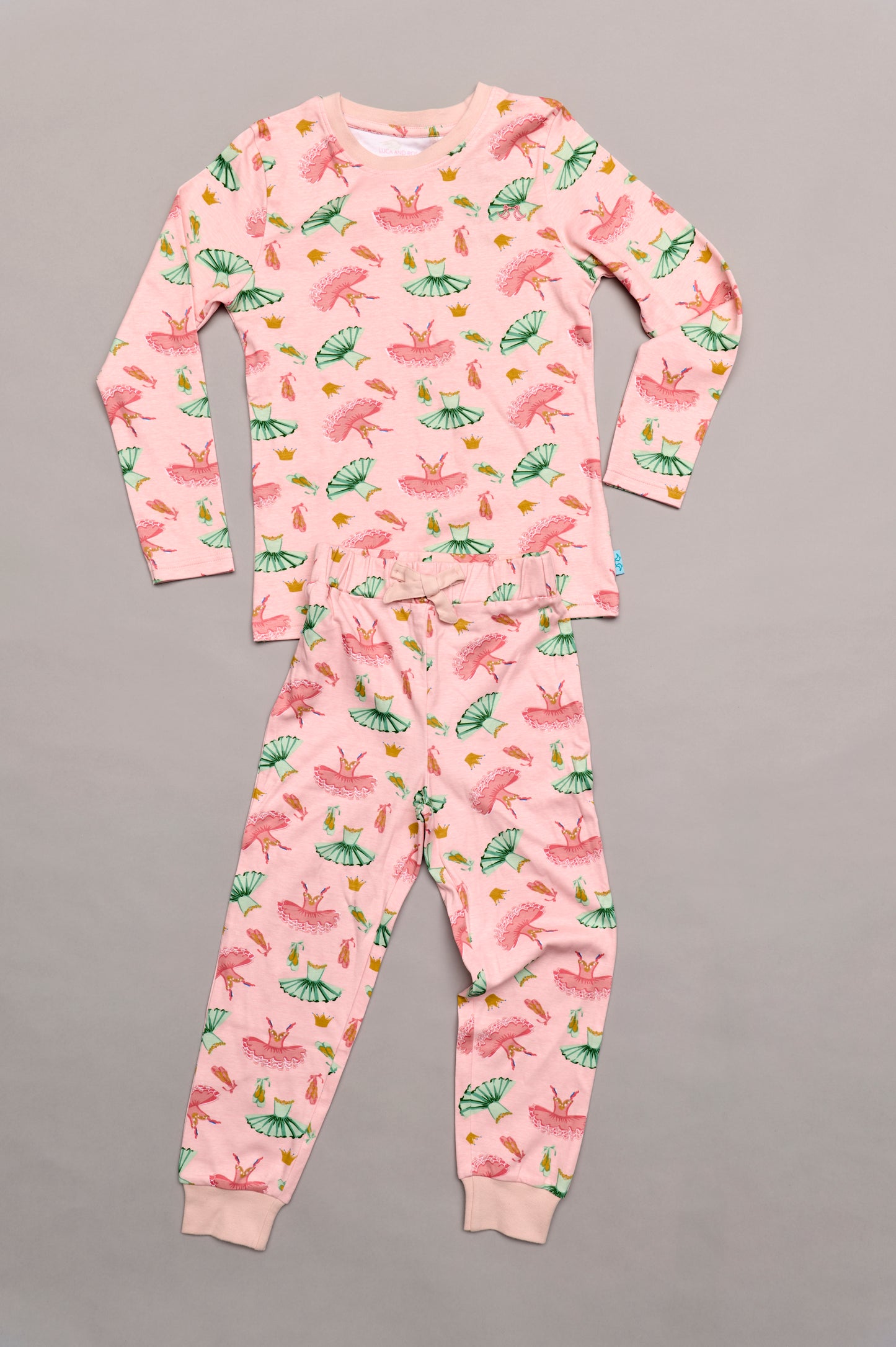 Girls pull on pyjamas - ballet print