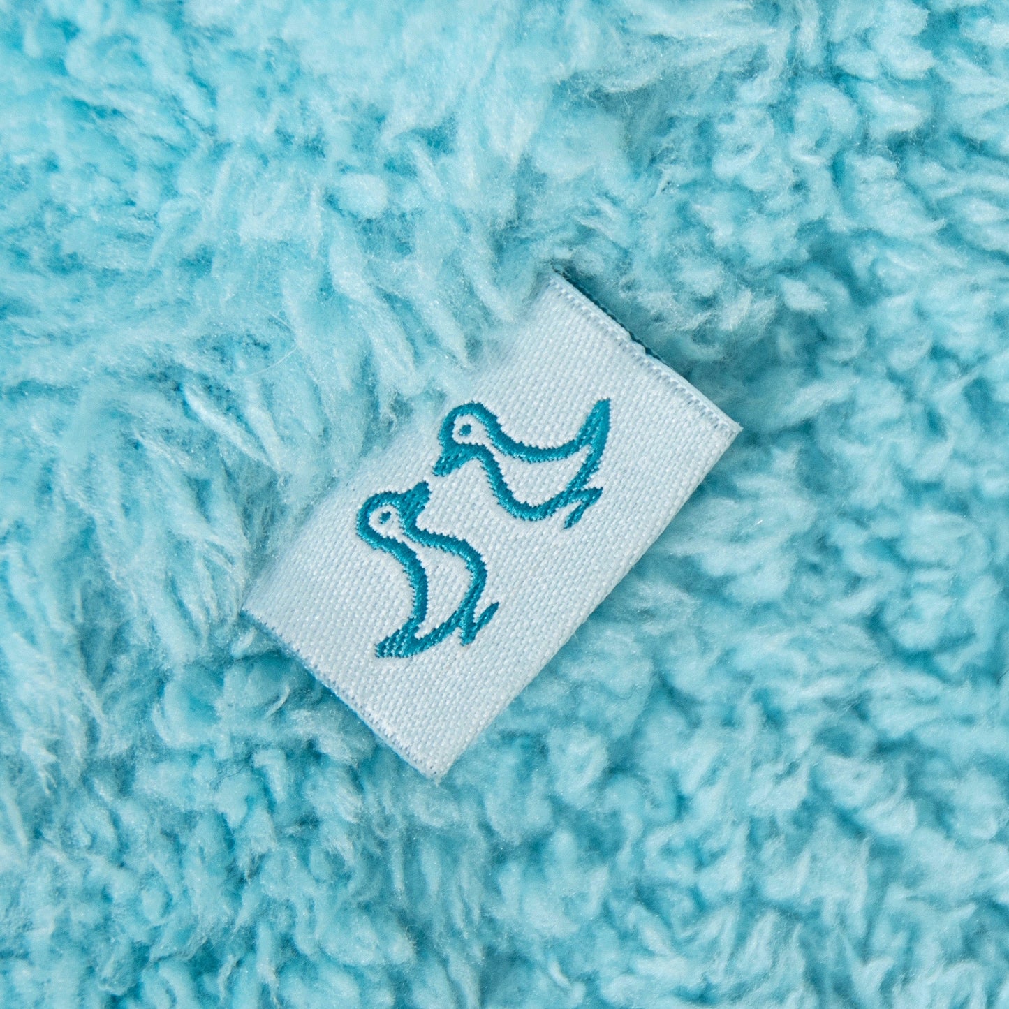 Busy Bees Light Blue Fleece Dressing Gown
