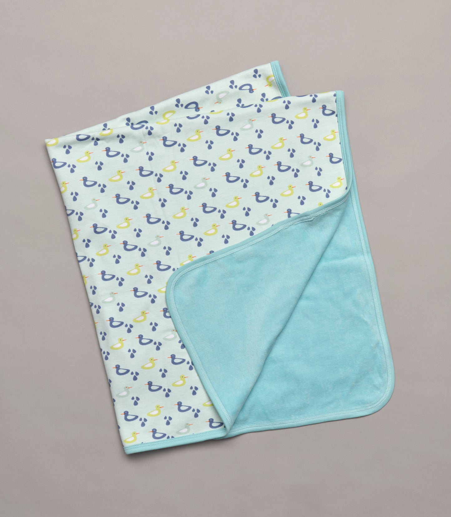 Baby blanket boys duck print