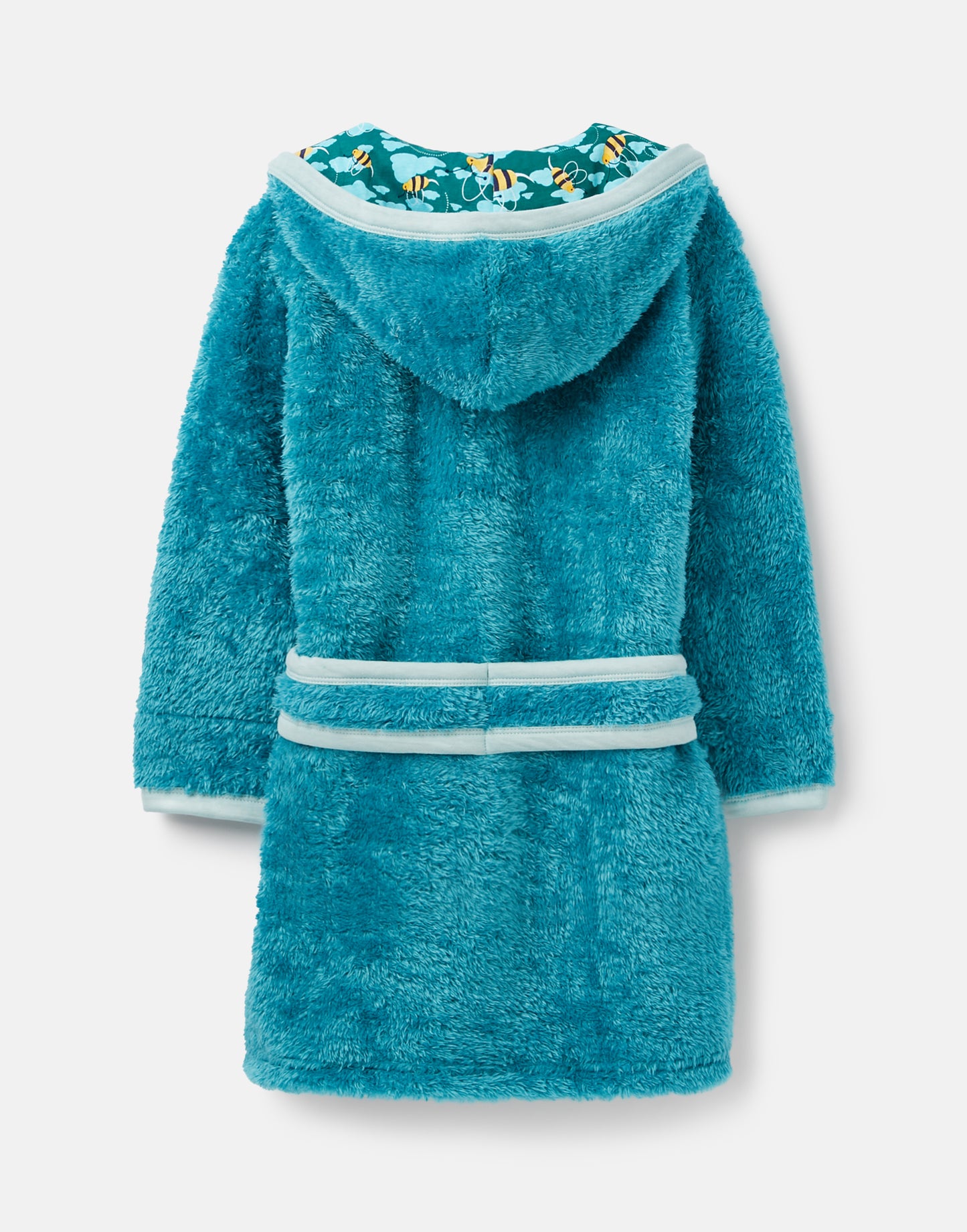 Busy Bees Blue Boys Fleece Dressing Gown