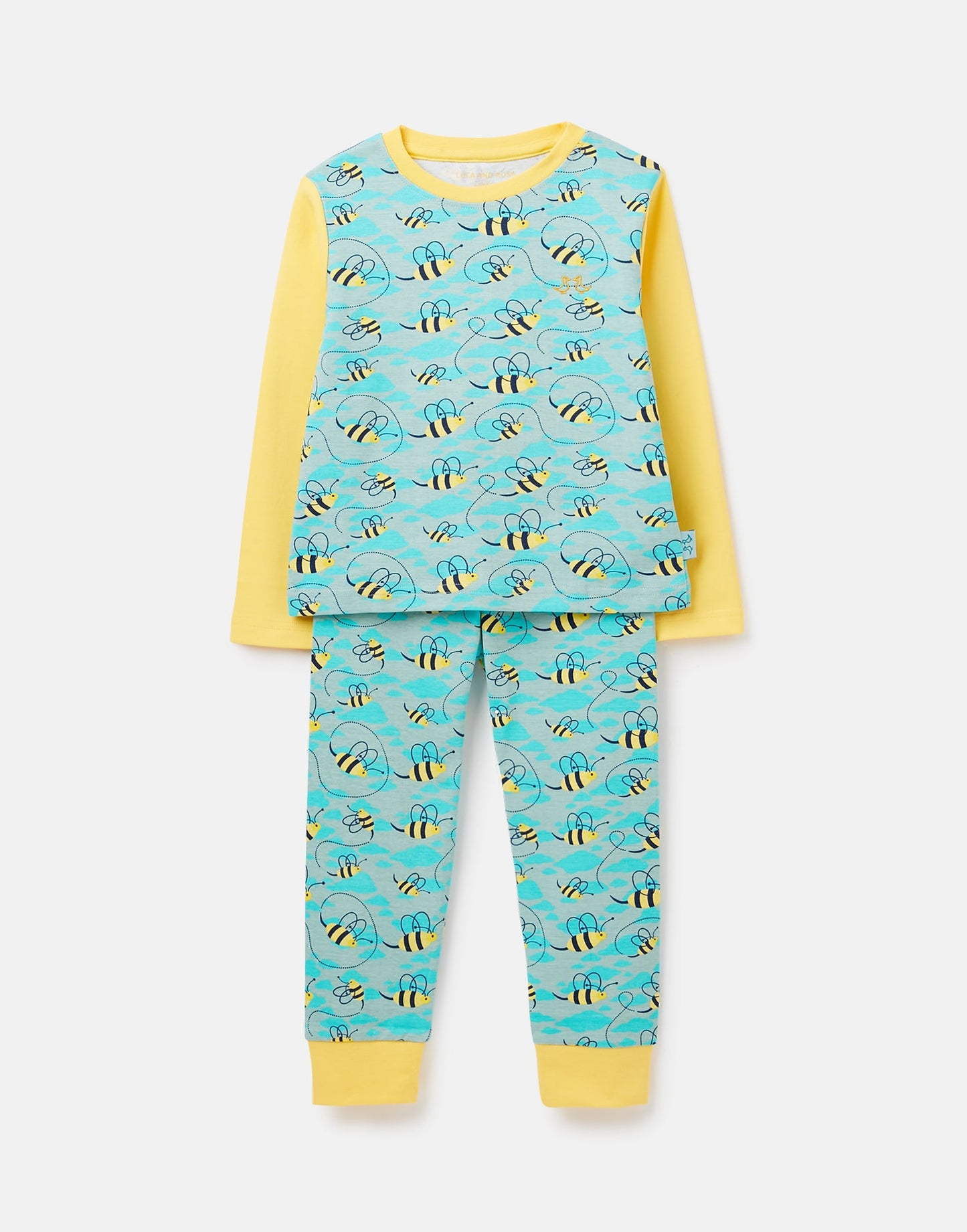 Busy Bees Boys Jersey Pyjamas