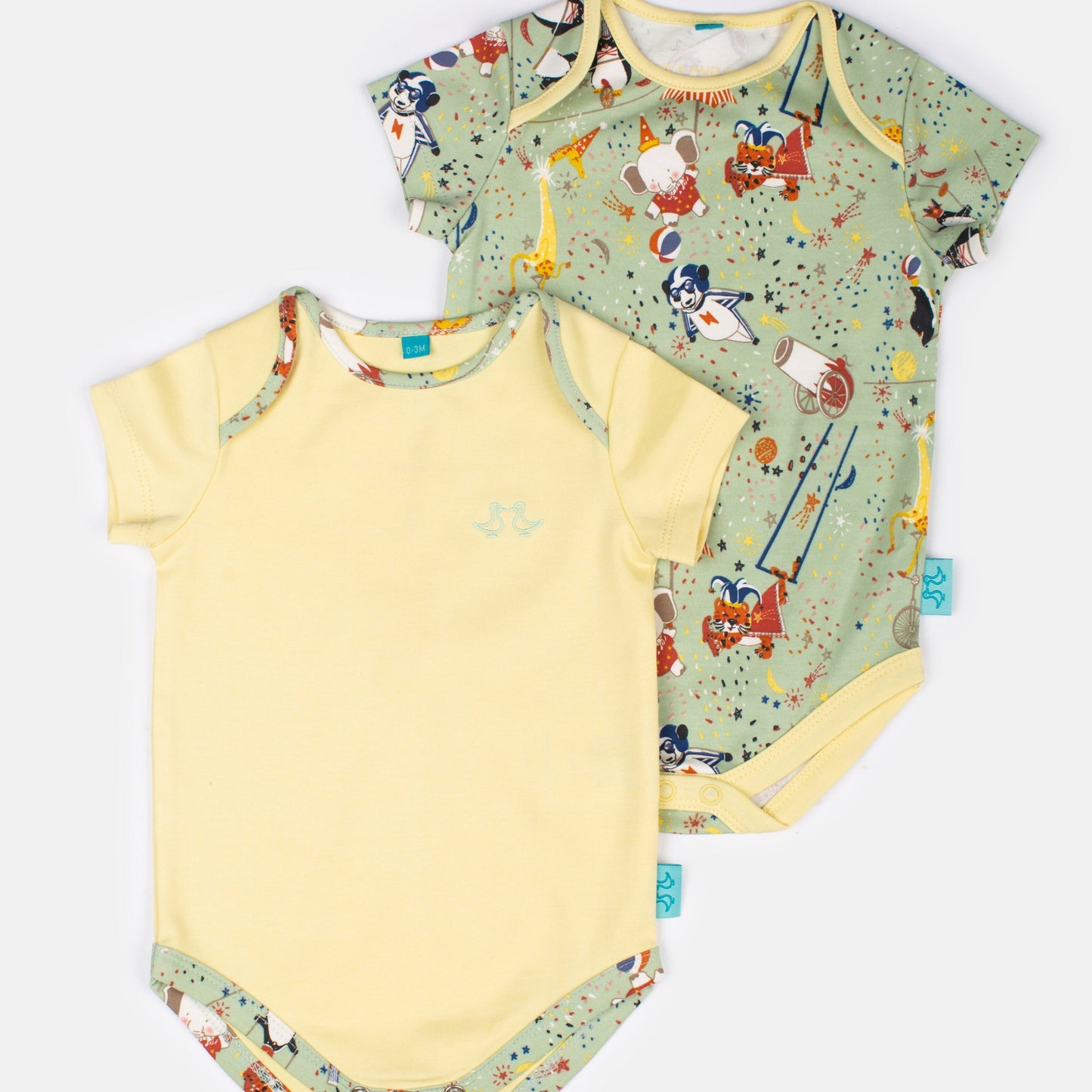 Showman Baby Grow & 2 Piece Vest Set