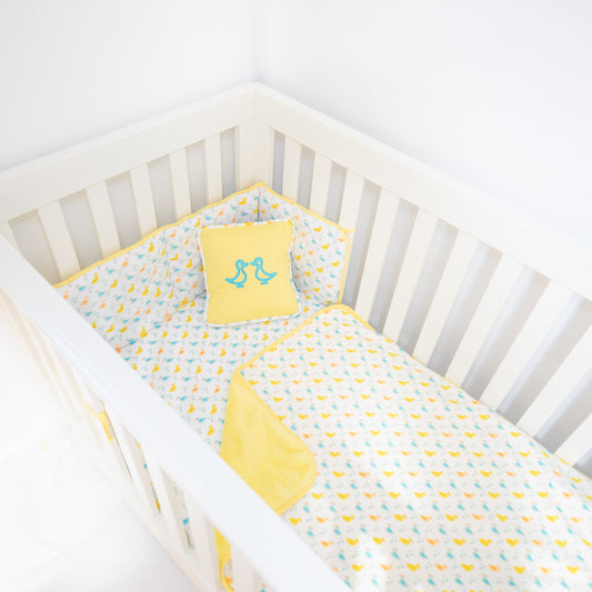 Little Ducks Baby Cot Bedding Set