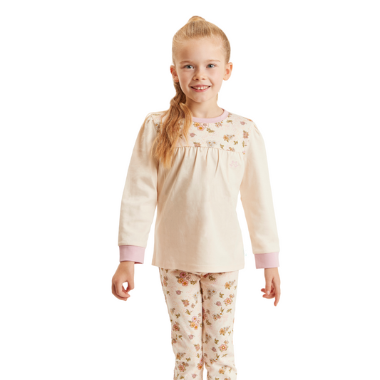 Floral Print Girls Pyjamas