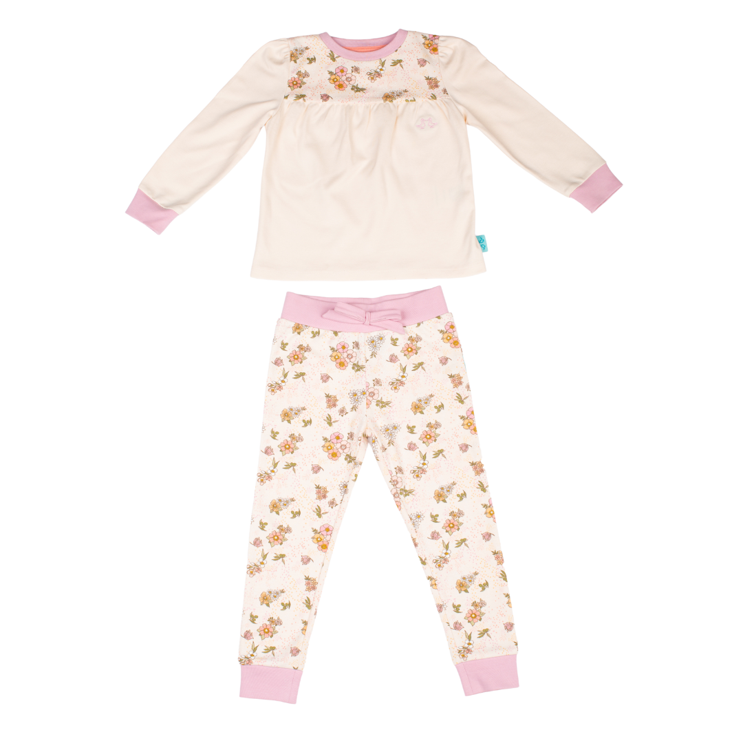 Floral Print Girls Pyjamas