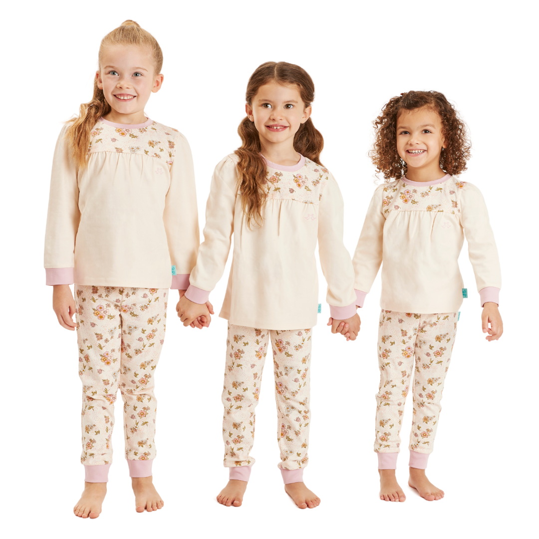 Floral Print Girls Pyjamas