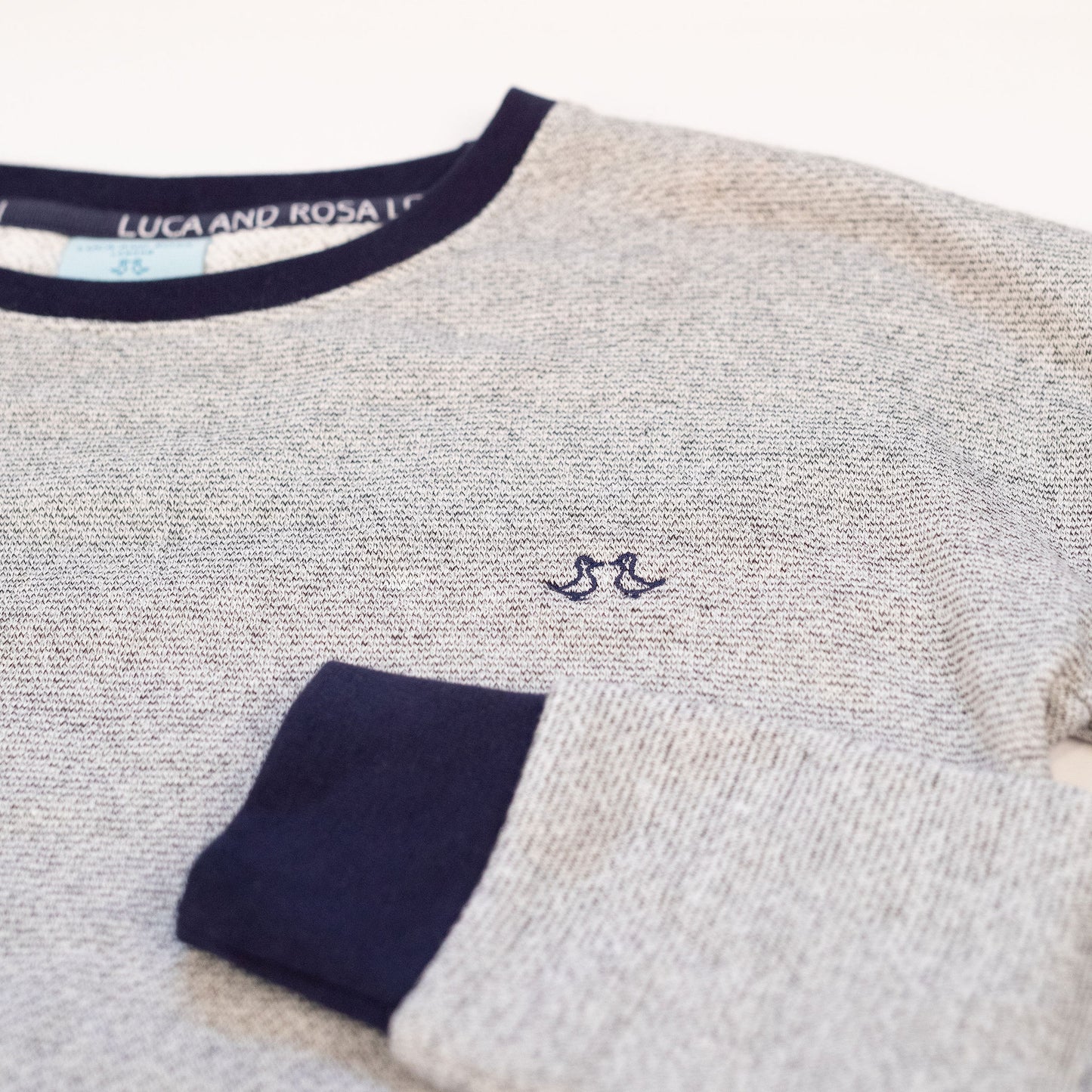 Boys Grey Jersey Lounge Set