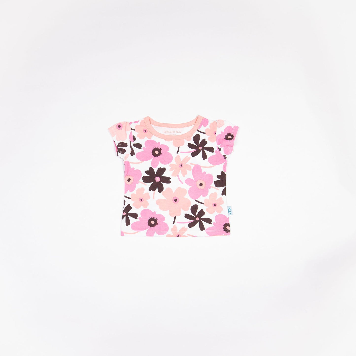 Girls Pink Jersey Lounge Tee