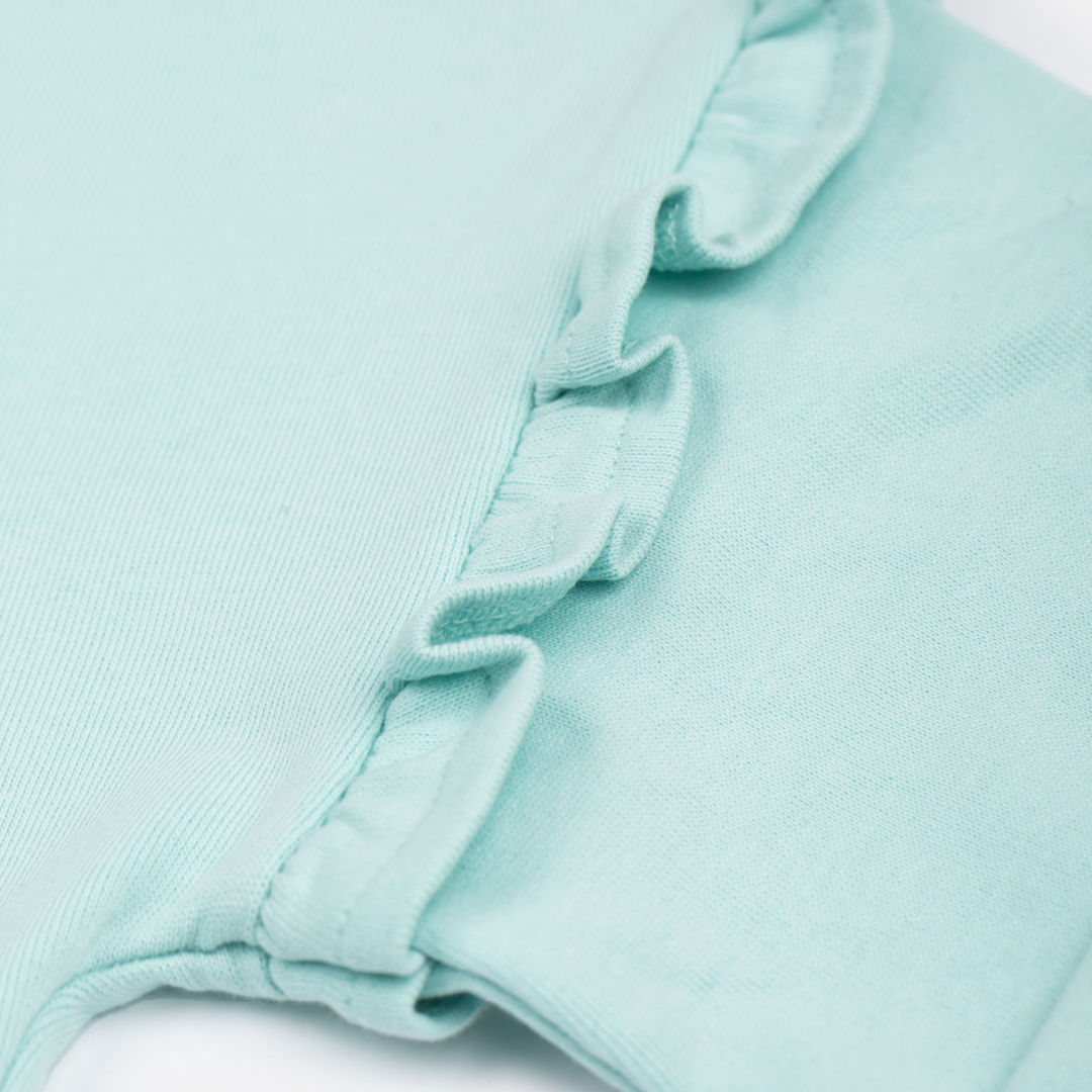 Light Blue Pull On Girls Hoodie