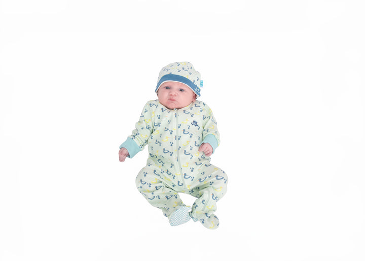 Baby grow boys duck print