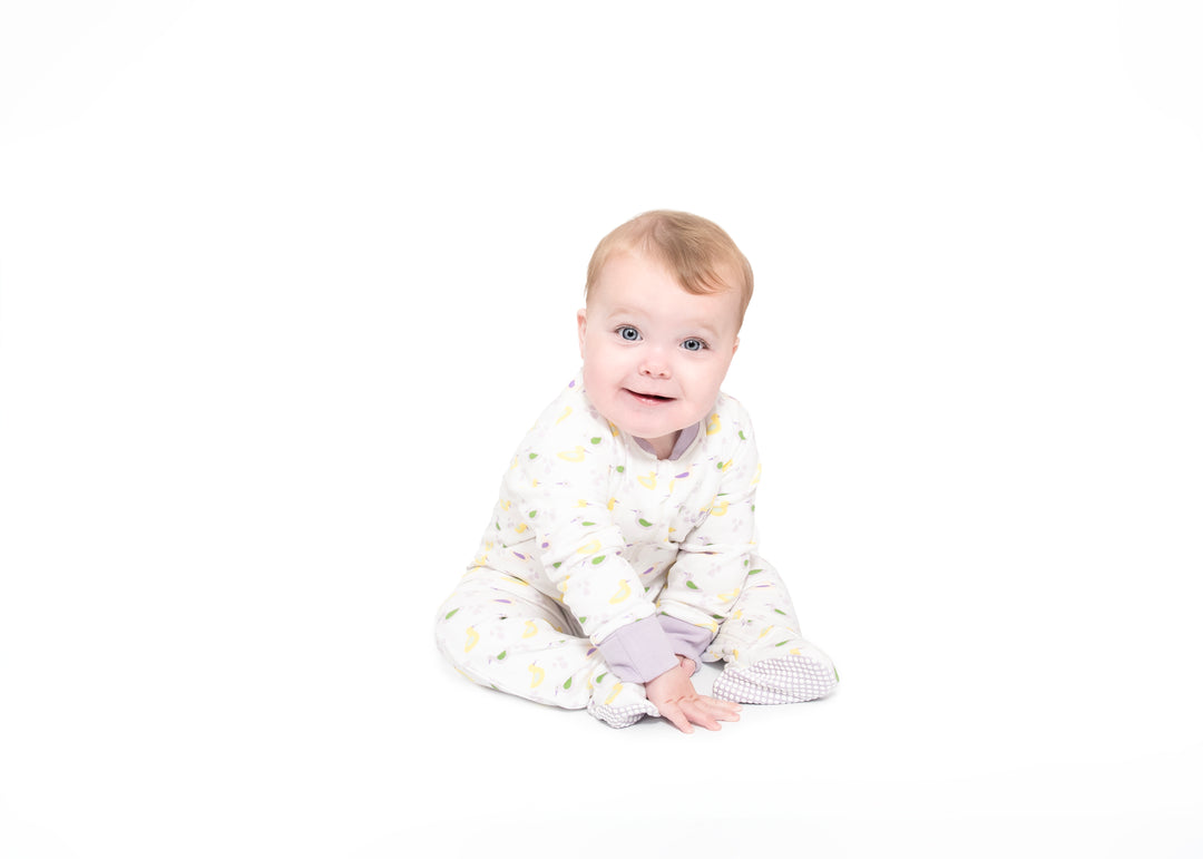 Baby grow - girls duck print