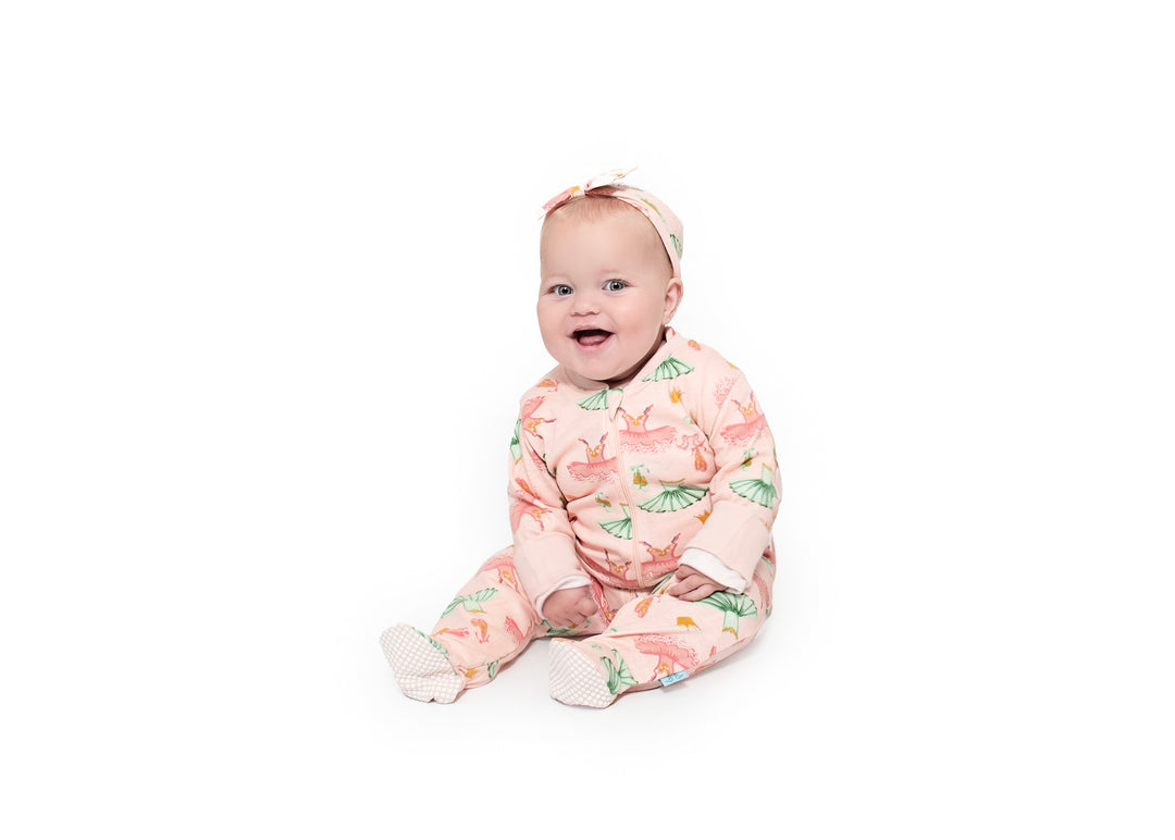 Baby grow - ballet print