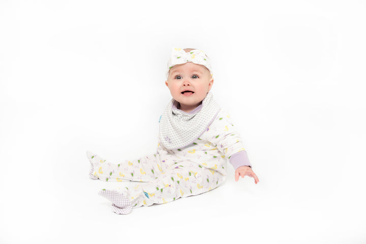 Baby grow - girls duck print