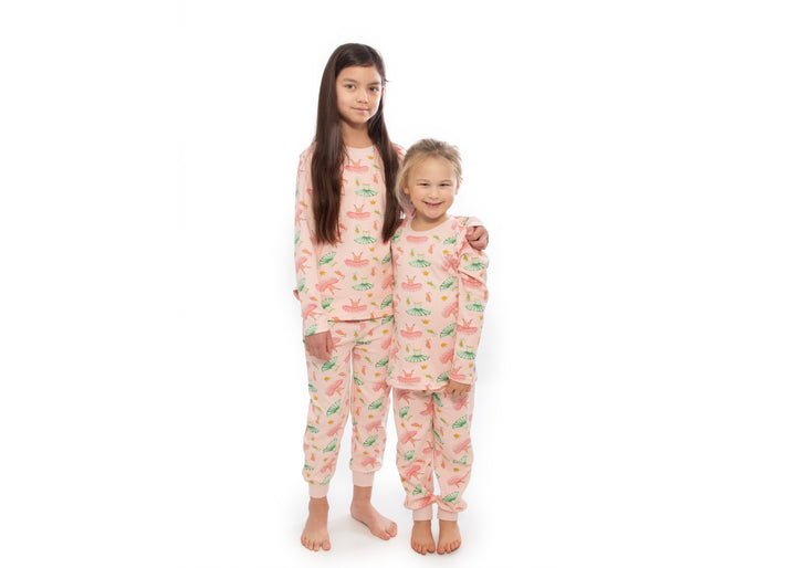 Girls pull on pyjamas - ballet print