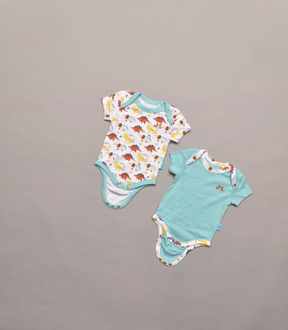 2 pack vest set - dinosaur print