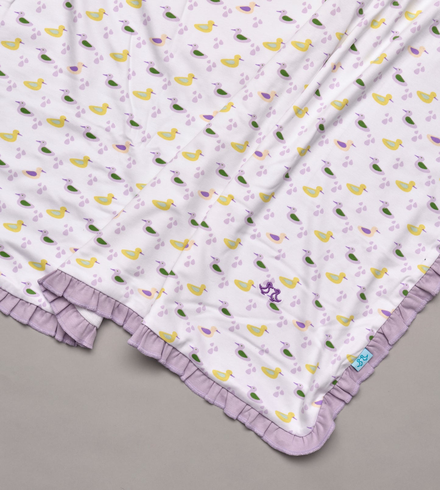 Baby blanket - girls duck print