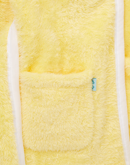 Lemon Grove Yellow Girls Fleece Dressing Gown