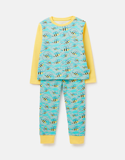 Busy Bees Girls Jersey Pyjamas