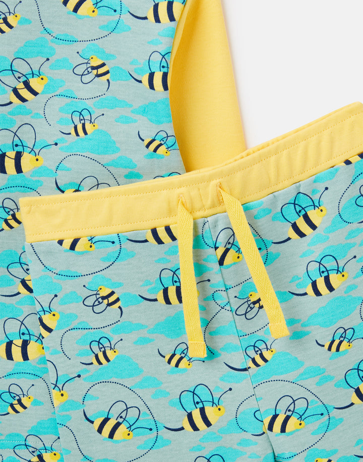 Busy Bees Jersey Pyjamas in Organic Cotton