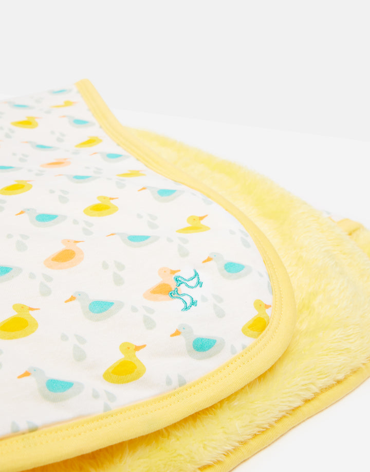 Little Ducks Baby Blanket in Organic Cotton