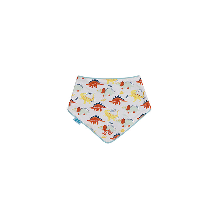 Dinosaur Pack of 2 Yellow Baby Boys Bibs