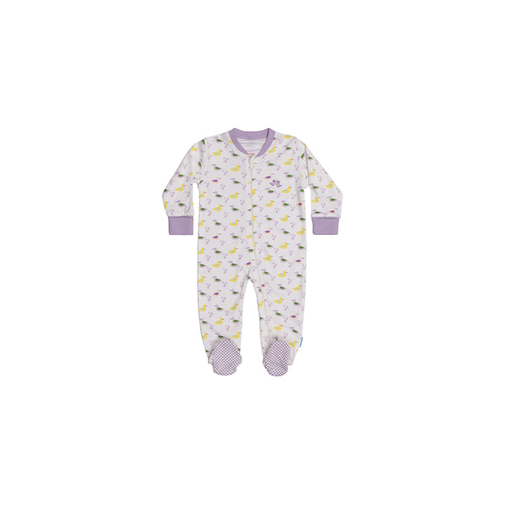 Baby grow - girls duck print