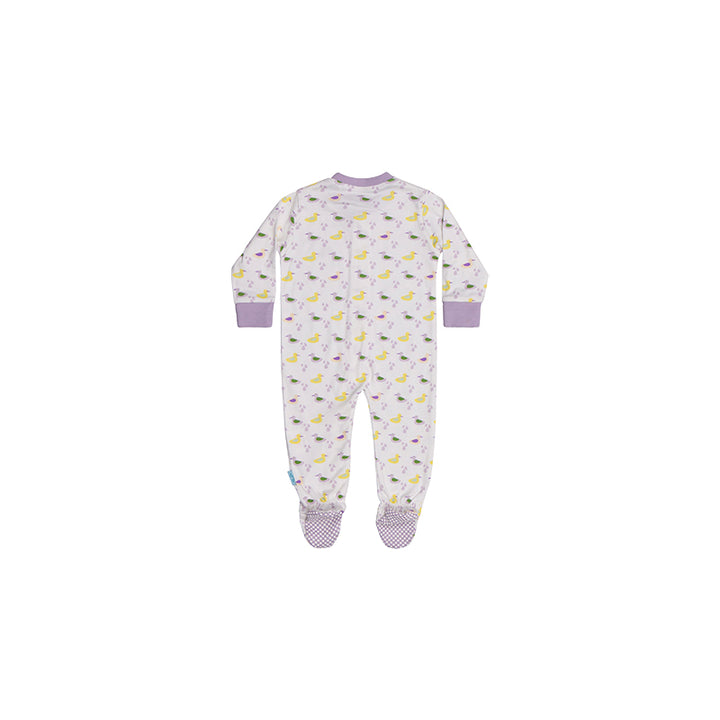 Baby grow - girls duck print