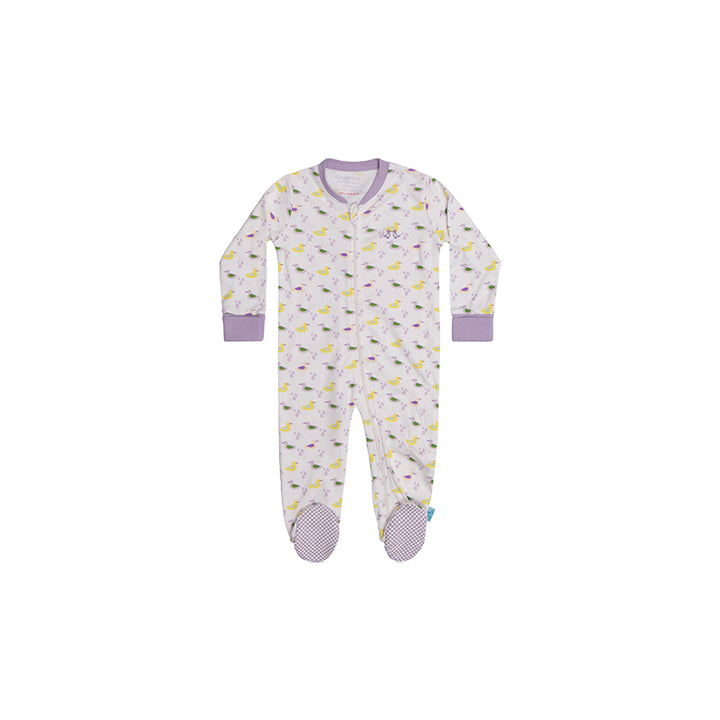 Baby grow - girls duck print