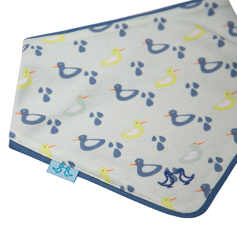 Ducks Pack of 2 Blue Baby Boys Bibs