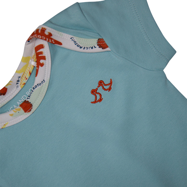 2 pack vest set - dinosaur print