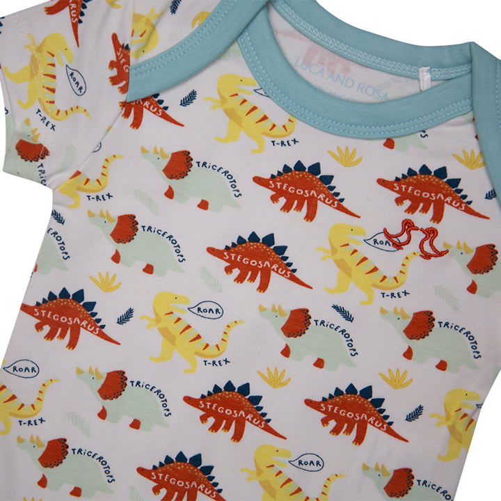 2 pack vest set - dinosaur print