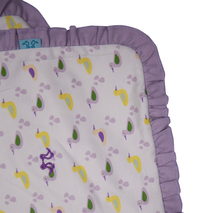 Baby blanket - girls duck print