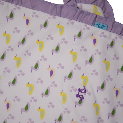 Baby blanket - girls duck print