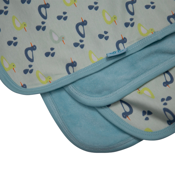 Baby blanket boys duck print