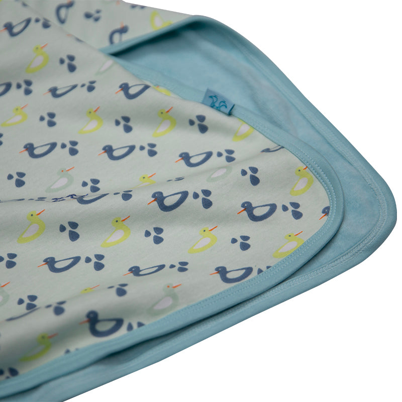 Baby blanket boys duck print