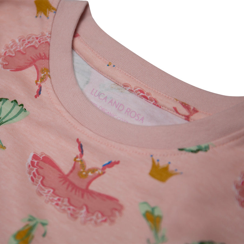 Girls pull on pyjamas - ballet print