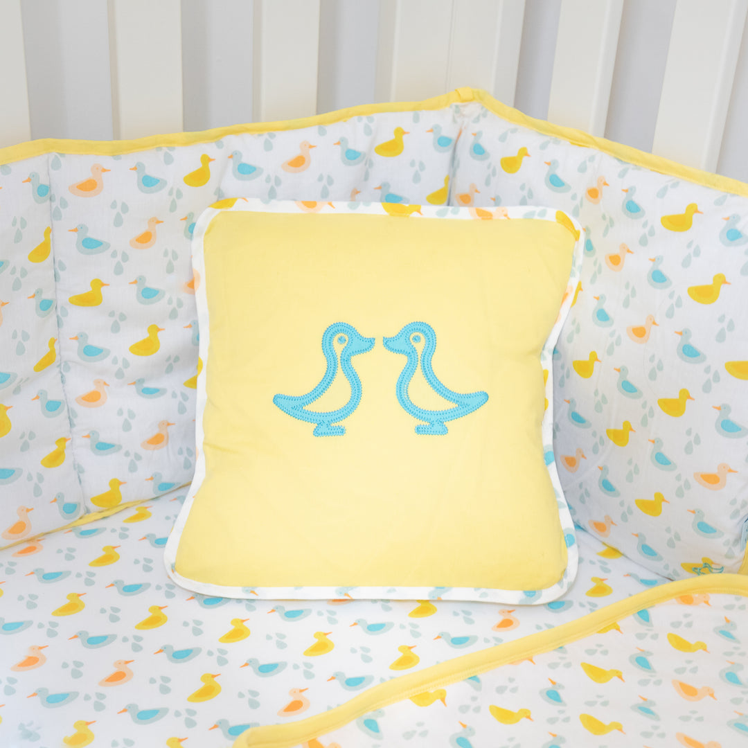 Little Ducks Baby Luxury Cot Bedding Set in Organic Cotton