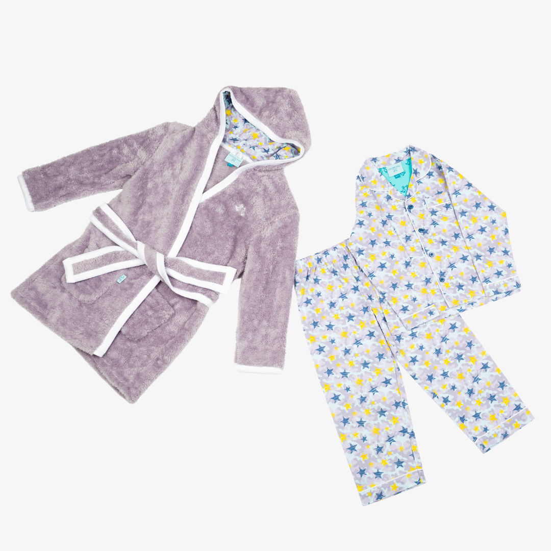 Disney Girls Stitch Dressing Gown + Pyjamas Set Matching 3 Piece Set Kids  Pink Bathrobe + Pjs. 3-4 & 4-5 years - Sold by Lora Dora | hotukdeals