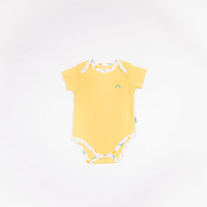 Little Ducks Baby Grow & 2 Piece Vest Set