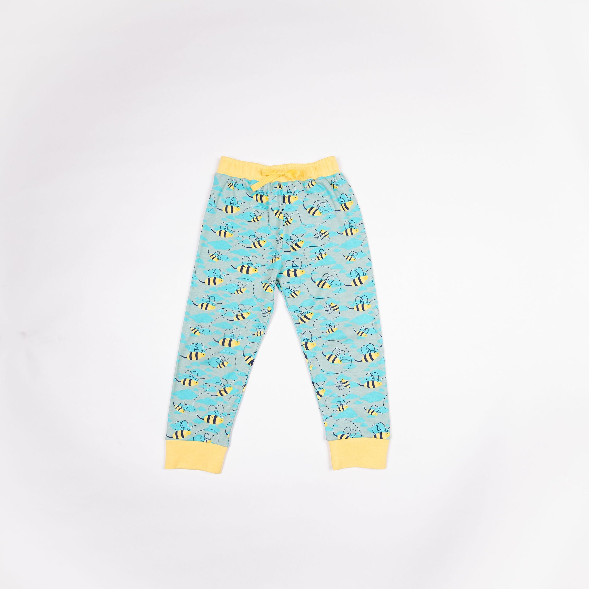 Busy Bees Dressing Gown and Jersey Pyjamas Luxury Gift Set